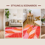Rustic Abstract Color Play(Red)