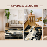 Artful Modern Tiled Arrangement(Black)