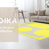 Ultra Soft Area Rug, Non Slip, Stain Resistant, Washable Area Rugs for Living Room, Bedroom, Adorable Fun Sunbeam Concept(Yellow)