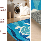 Coastal Artistic Sea Turtle Design(Blue)