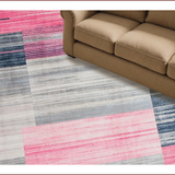 Contemporary Abstract Geometric Fusion(Pink)