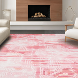 Ultra Soft Area Rug, Non Slip, Stain Resistant, Washable Area Rugs for Living Room, Bedroom, Elegant Blush Ombre Fusion(Pink)