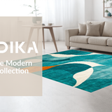 Dynamic Modern Patterned Aesthetics(Blue)