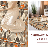 Contemporary Diamond Geometric Arrangement(Beige)