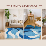 Stylish Minimalist Artistic Texture(Blue)