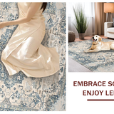 Elegant Gray Geometric Texture(Blue)