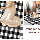 Minimalist Neutral Tartan Appeal(Black)