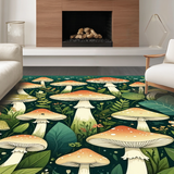 Vibrant Cute Mushroom Visual Appeal(Green)