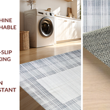 Ultra Soft Area Rug, Non Slip, Stain Resistant, Washable Area Rugs for Living Room, Bedroom, Cozy Plush Pet-Friendly Appeal(Gray)