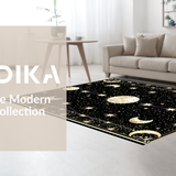 Ethereal Moonlit Geometric Allure(Black)