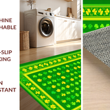 Contemporary Clover Geometric Style(Green)