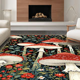 Elegant Mushroom Motif Design(Red)