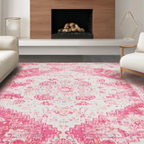 Chic Pastel Distressed Motif(Pink)