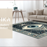 Ultra Soft Area Rug, Non Slip, Stain Resistant, Washable Area Rugs for Living Room, Bedroom, Symbolic Tassel-Embellished Runner(Gray)