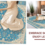 Refined Coastal Inspired Motif(Blue)