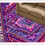 Ultra Soft Area Rug, Non Slip, Stain Resistant, Washable Area Rugs for Living Room, Bedroom, Pastel Artistic Kitchen Entryway Washable Floor Mat(Purple)