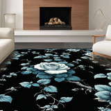 Striking Rose Patterned Sensation(Blue)