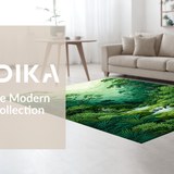 Elegant Abstract Forest Green(Green)