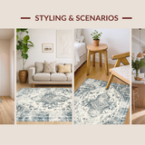 Cozy Textured Linear Arrangement(Blue)