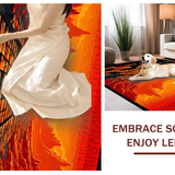 Energetic Tiled Lava Artistry(Red)