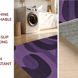 Ultra Soft Area Rug, Non Slip, Stain Resistant, Washable Area Rugs for Living Room, Bedroom, Vibrant Rich Tone with Shag Appeal(Purple)