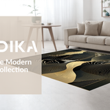 Elegant Gold and Black Geometric(Black)
