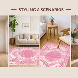 Modern Pink Symmetrical Layout(Pink)