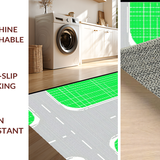 Charming Gray Roadway Aesthetic(Green)