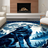 Enchanting Nighttime Wilderness Decor(Blue)