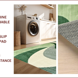 Ultra Soft Area Rug, Non Slip, Stain Resistant, Washable Area Rugs for Living Room, Bedroom, Contemporary Sage Green Bedroom Minimalist Floor Rug(Gray)