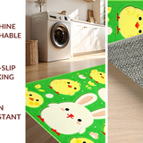 Cheerful Spring Garden Illustration(Green)