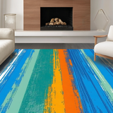 Dynamic Striped Colorful Expression(Blue)