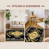 Luxurious Abstract Textured Design(Black)