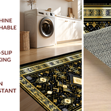 Elegant Minimalist Tiled Arrangement(Black)