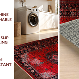 Bold Red Black Geometric Arrangement(Red)