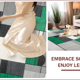 Contemporary Abstract Green Aesthetic(Gray)