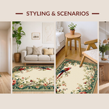 Vintage Botanical Parrot Theme(Beige)
