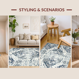 Chic Low Contrast Distressed Design(Blue)