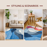 Contemporary Colorful Swirl Aesthetic(Blue)