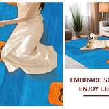 Fun Cartoon Cat Artwork Style(Blue)