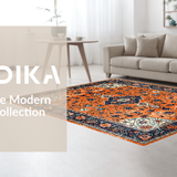 Stylish Vibrant Symmetrical Motif(Red)