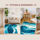 Elegant Abstract Water(Blue)