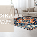 Cozy Earthy Tones Diamond Layout(Blue)