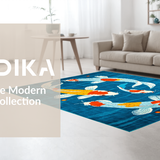 Cheerful Fishy Fantasy Artwork(Blue)