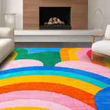 Charming Geometric Color Splash(Blue)