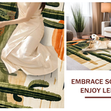 Joyful Rustic Cactus Imagery(Beige)