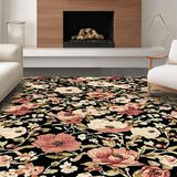 Maximalist Botanical Floral Elegance(Black)