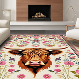 Cozy Vintage Cattle Graphics(Beige)