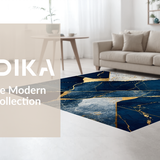 Dynamic Color Contrast Marble Design(Blue)