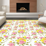 Bright Seasonal Vases and Blooms(White)